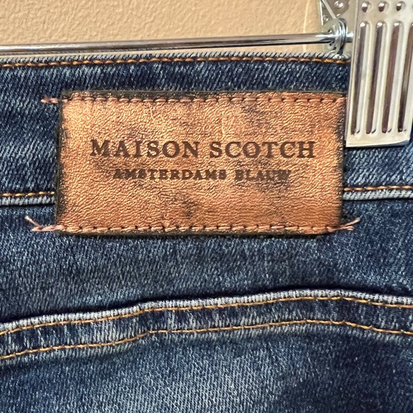 Maison Scotch Amsterdams Blauw La Parisienne Navajo Embroidered Jeans (27/32) - Picture 12 of 13